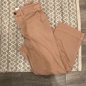 GAP high rise wide leg crop